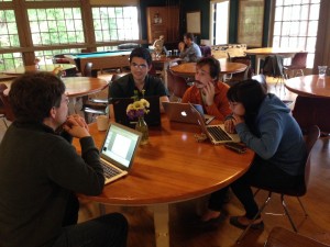 Working with projects in the mess hall
